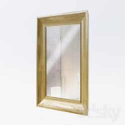 Mirror - Mirror in a wooden frame 