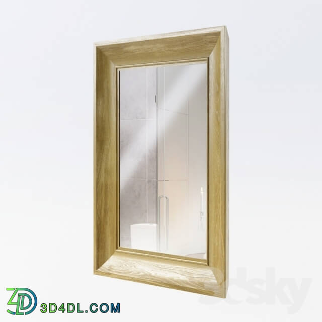 Mirror - Mirror in a wooden frame