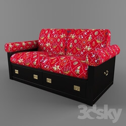 Sofa - bed with drawers in the base Caroti 