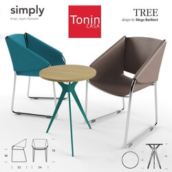 Table _ Chair - Tonin casa simply _amp_ TREE 