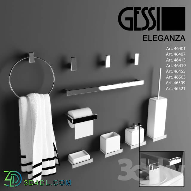 Bathroom accessories - Accessories for bathrooms Gessi Eleganza