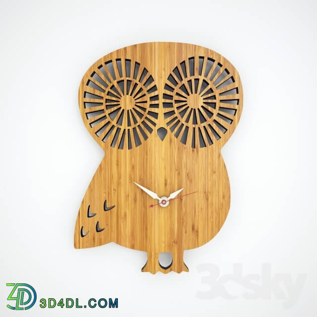 Other decorative objects - Decoylab-Modern Owl Wall Clock