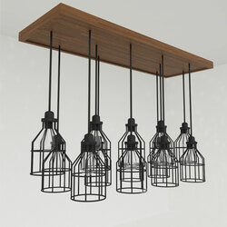 Ceiling light - Cage Light Chandelier 