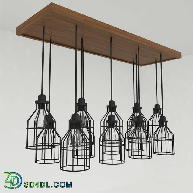 Ceiling light - Cage Light Chandelier