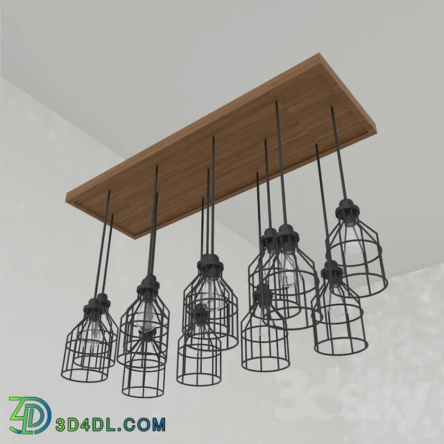 Ceiling light - Cage Light Chandelier