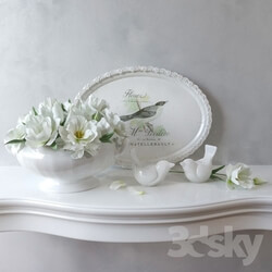 Decorative set - white set 