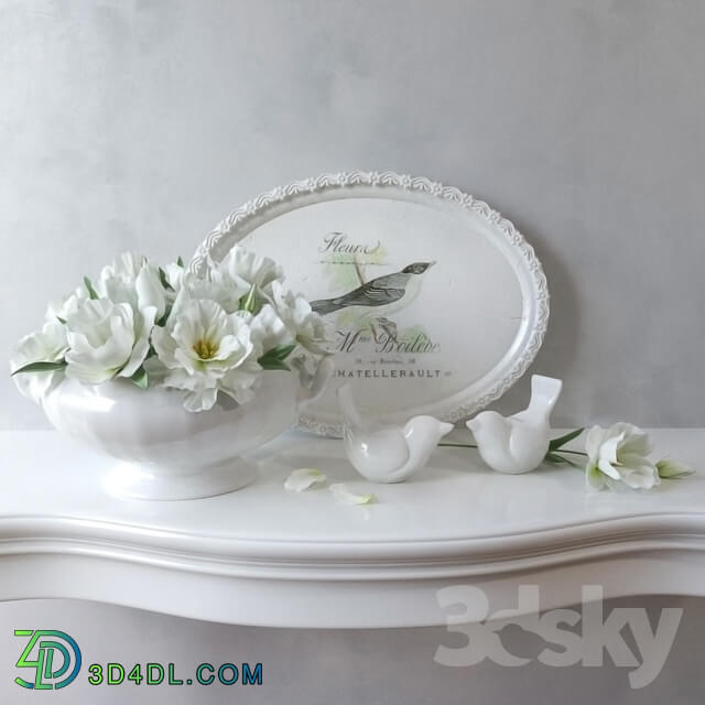 Decorative set - white set