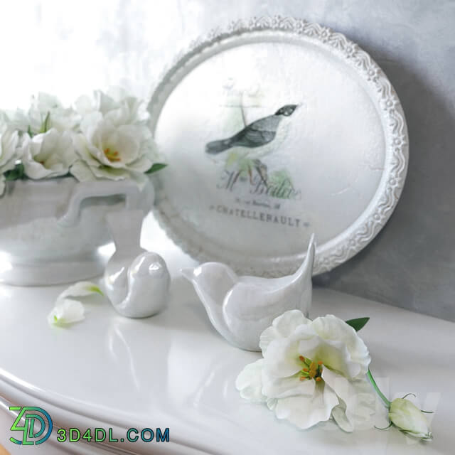 Decorative set - white set