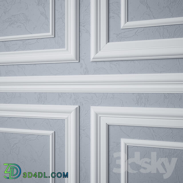 Decorative plaster - Set of Moldings 3