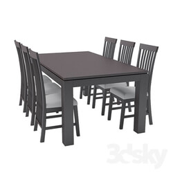 Table _ Chair - Sicilia dining table with chairs 