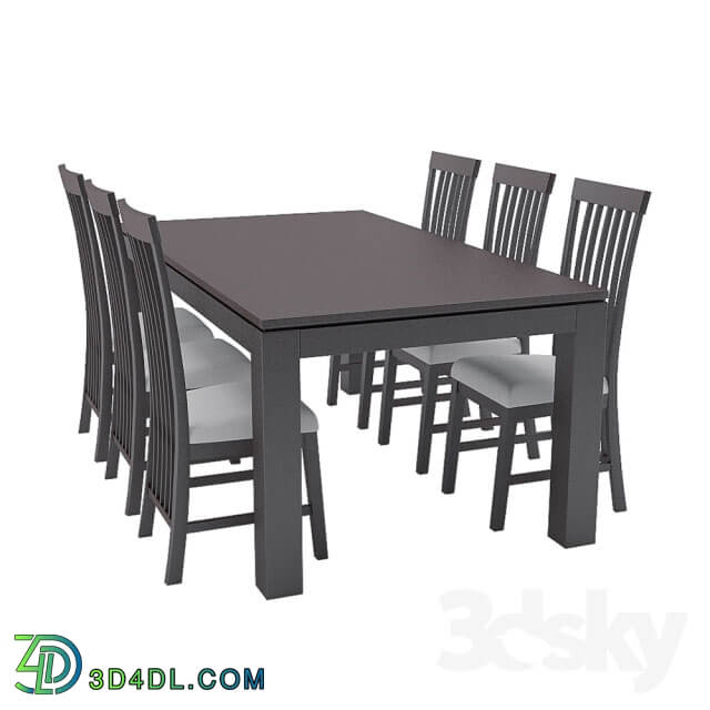 Table _ Chair - Sicilia dining table with chairs