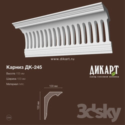 Decorative plaster - Dk-245_155Hx100mm 