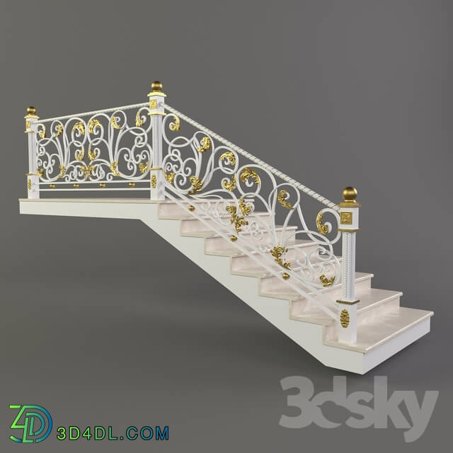 Staircase - Forged stairs 2