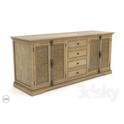 Sideboard _ Chest of drawer - Britania shutter sideboard 8810-1151 