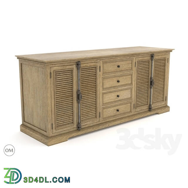 Sideboard _ Chest of drawer - Britania shutter sideboard 8810-1151