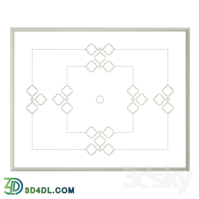 Decorative plaster - Ceiling RODECOR Rambov F1 88421AR