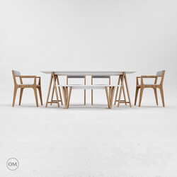 Table _ Chair - ODESD2 T1 _ C2 _ C1 _ B2 