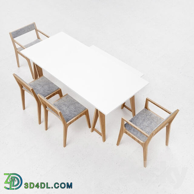 Table _ Chair - ODESD2 T1 _ C2 _ C1 _ B2