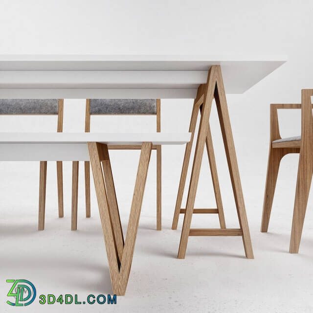 Table _ Chair - ODESD2 T1 _ C2 _ C1 _ B2