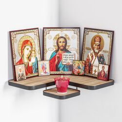 Other decorative objects - Iconostasis with icons 