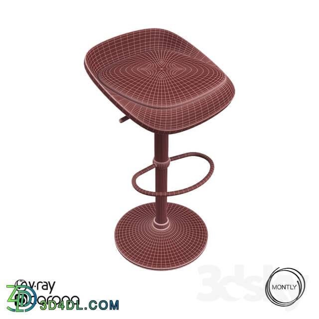 Chair - OM bar stool LOU by Montly