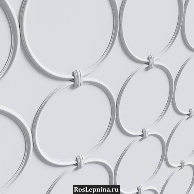 Decorative plaster - OM Modular Composition CIRCLE 626 by RosLepnina