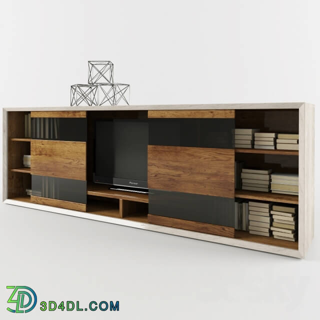 Sideboard _ Chest of drawer - Wardrobe LucianoZonta TV_ books