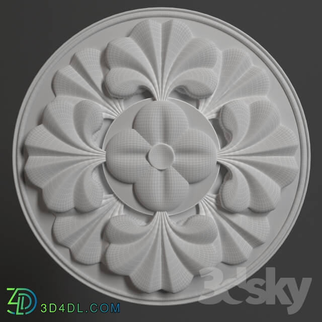 Decorative plaster - Socket