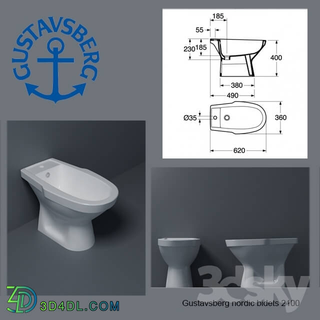 Toilet and Bidet - gustavsberg nordic bidets are 2100