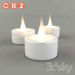 Table lamp - CB2 Led candle lights 