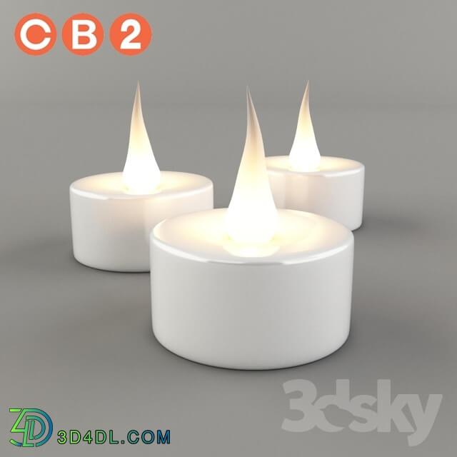 Table lamp - CB2 Led candle lights