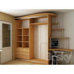 Wardrobe _ Display cabinets - closet _ table 