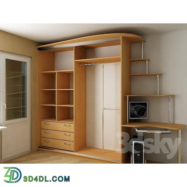 Wardrobe _ Display cabinets - closet _ table