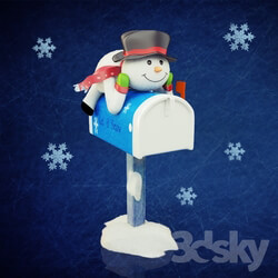 Other decorative objects - Tiny Snowman 