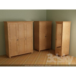 Wardrobe _ Display cabinets - LEKSVIK is a town and Ikea cabinets 