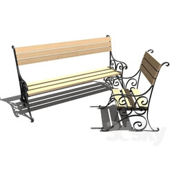 Other architectural elements - os_bench_ _ _chair 