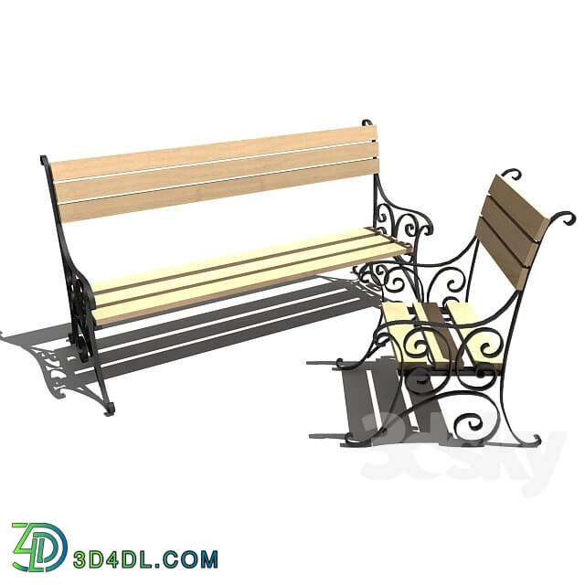 Other architectural elements - os_bench_ _ _chair