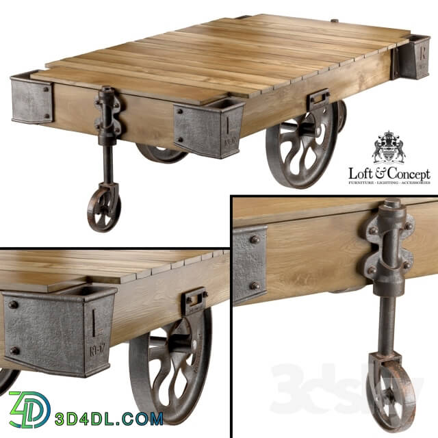 Table - FACTORY CART COFFEE TABLE