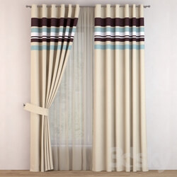 Curtain - Curtains on the grommet 