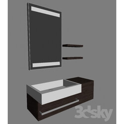 Bathroom furniture - 002 bathroom furniture set 