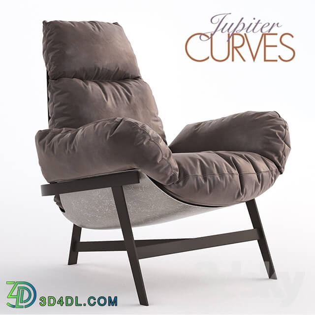 Arm chair - Jupiter curves