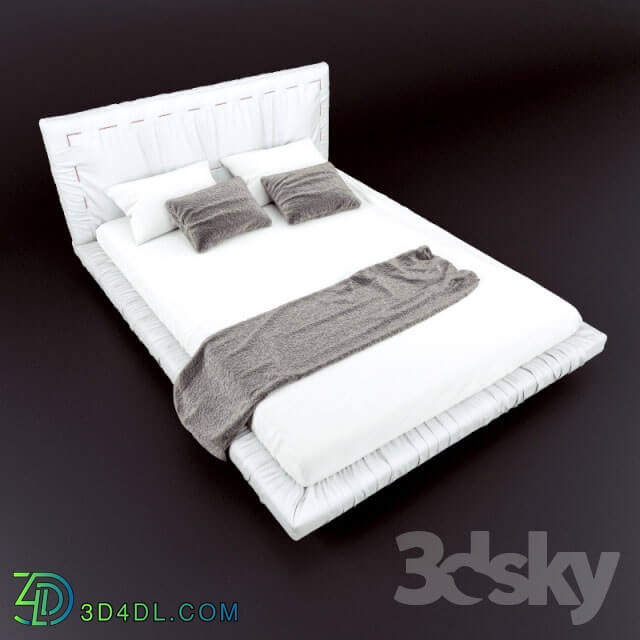 Bed - Modern two-place bed Bonaldo Eureka