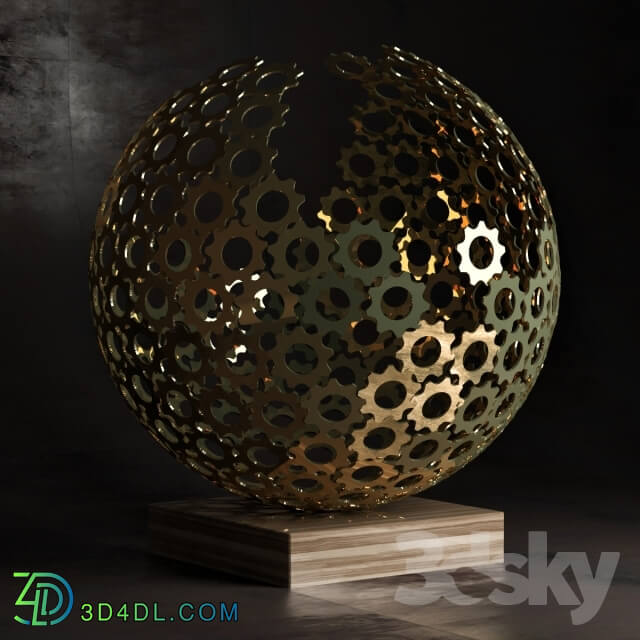 Other decorative objects - gear sphere