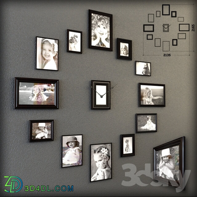 Other decorative objects - Hours of photo frames