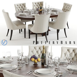 Table _ Chair - Pottery Barn Banks and Hayes 2 