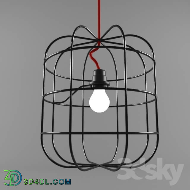 Ceiling light - Dark La Cage S lamp