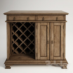 Sideboard _ Chest of drawer - GRAMERCY HOME - OLD WINE SIDEBOARD 511.014-2N7 