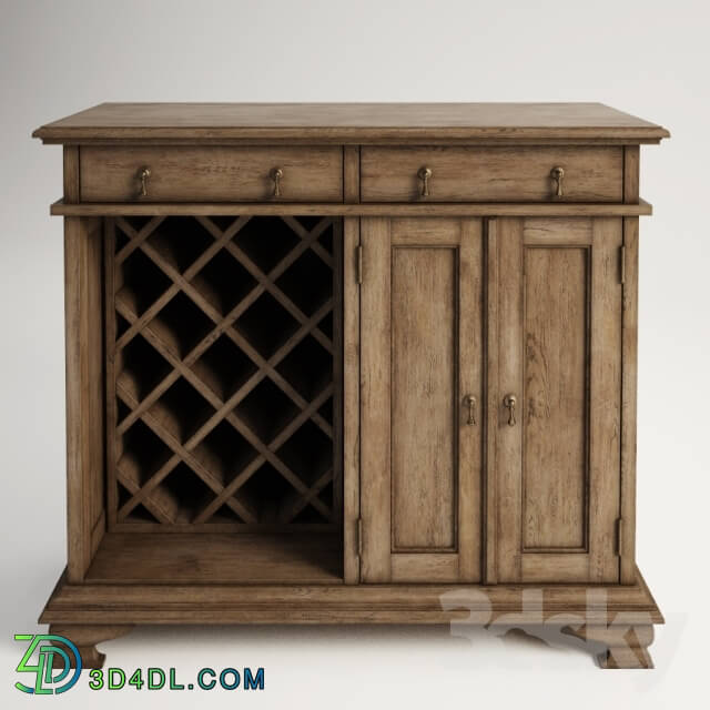 Sideboard _ Chest of drawer - GRAMERCY HOME - OLD WINE SIDEBOARD 511.014-2N7