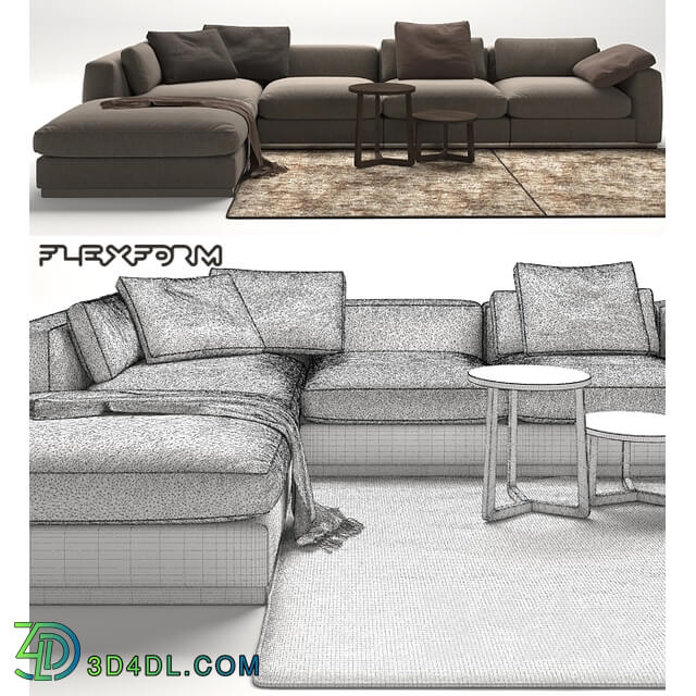 Sofa - Sofa Flexform Beauty