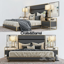 Bed - Crate _ Barrell oxford collection bed 